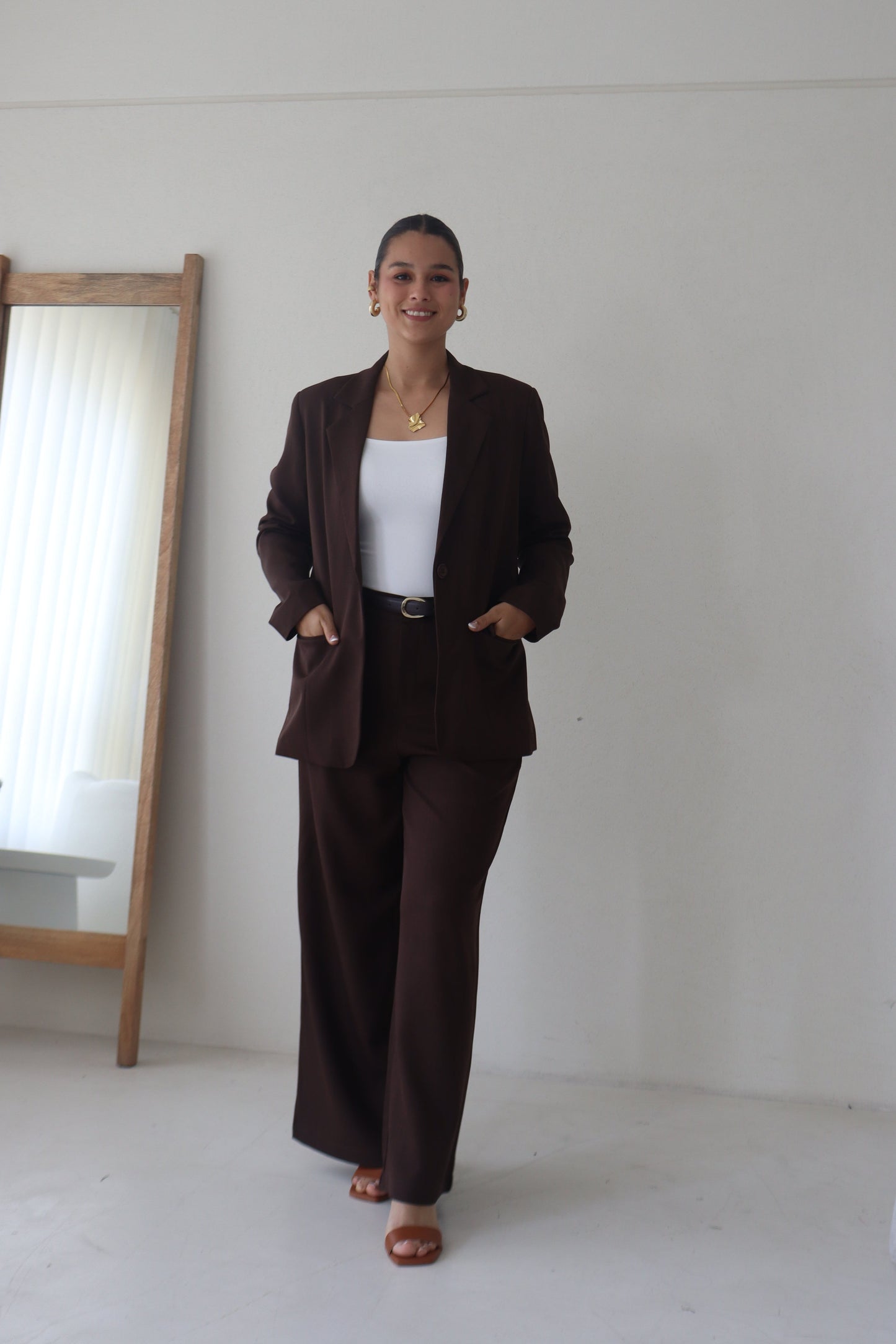 Pantalón Arabella Marrón