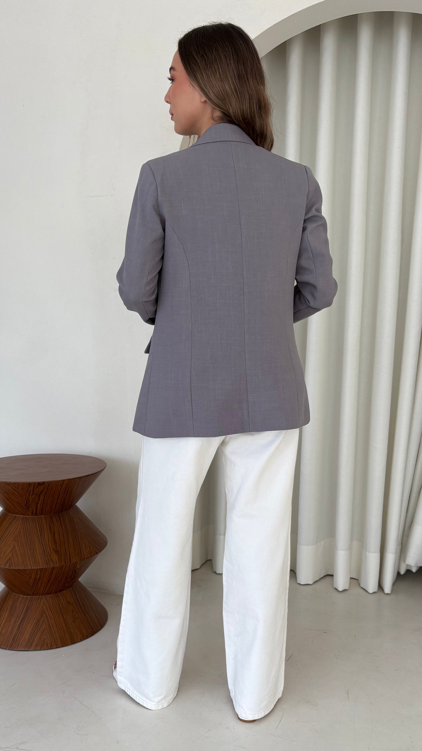 Blazer Arabella Acero