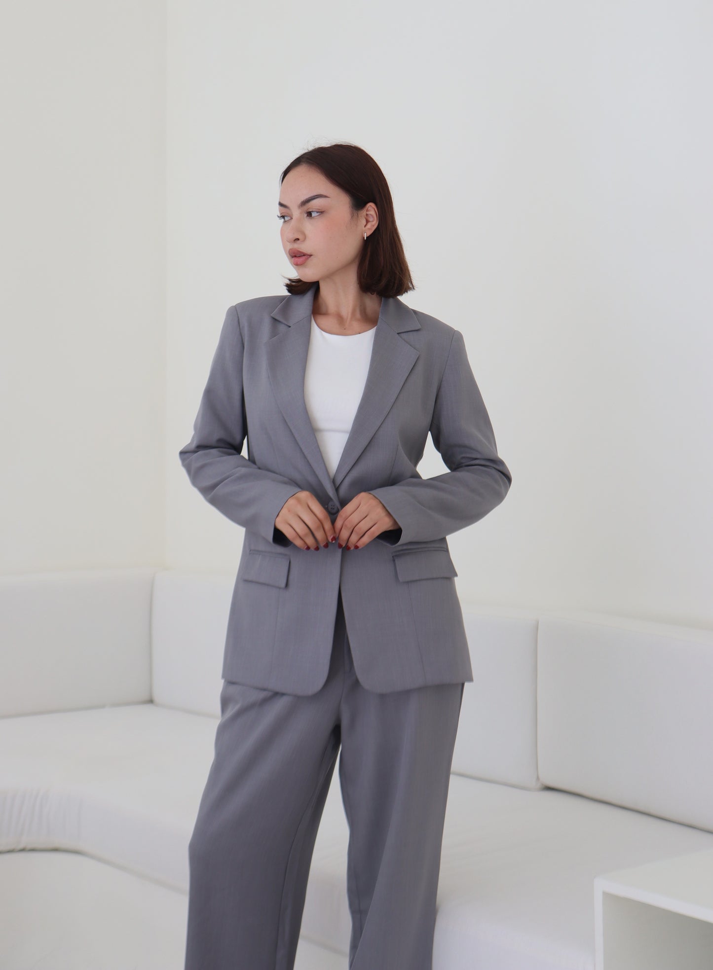 Blazer Arabella Acero