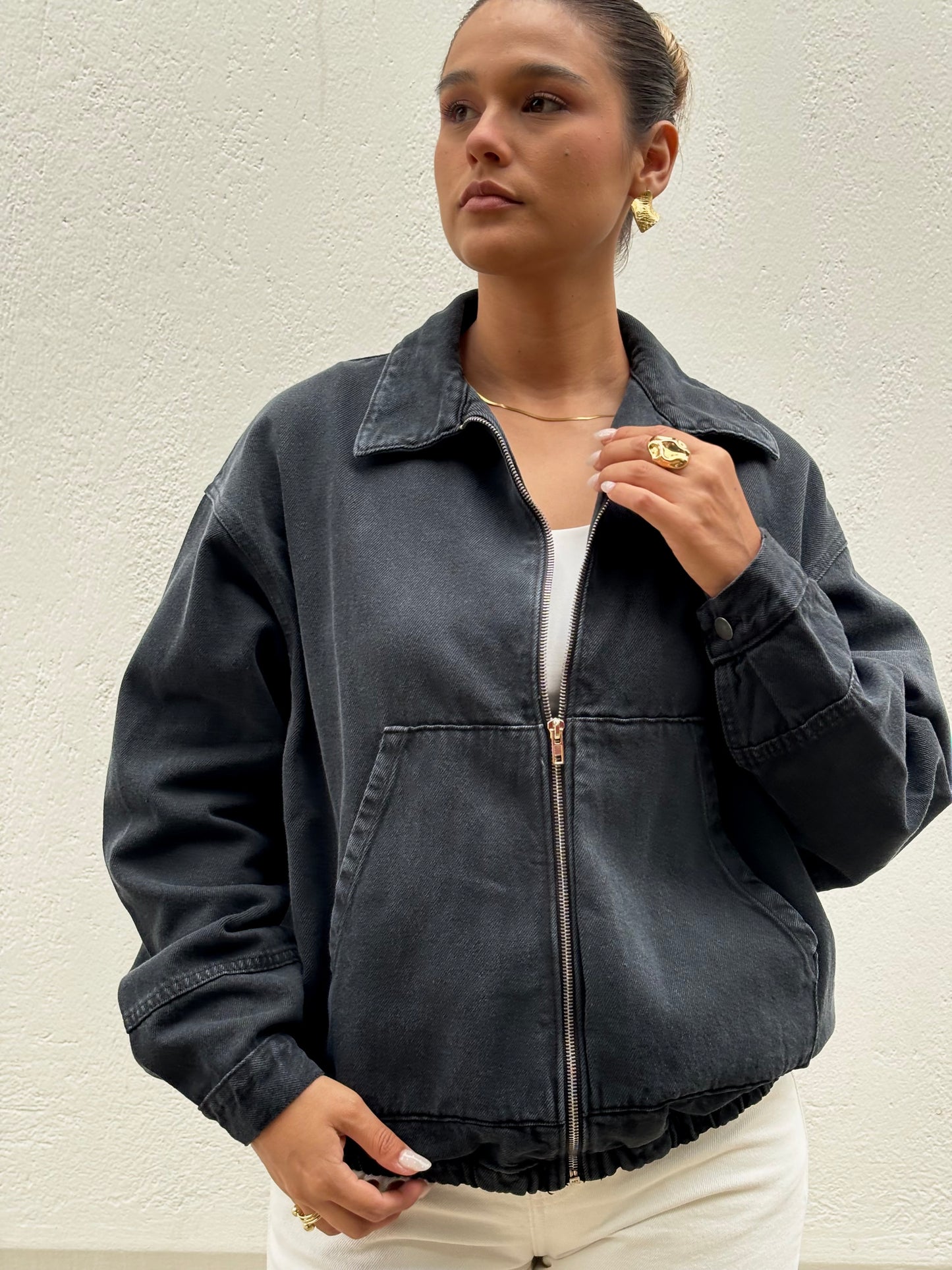 JACKET HARPER NEGRA