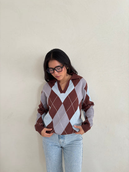 SWEATER OLIVIA MARRON