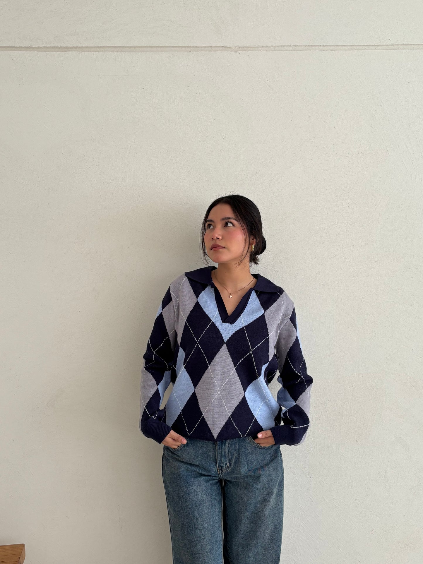 SWEATER OLIVIA AZUL MARINO