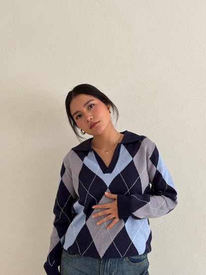 SWEATER OLIVIA AZUL MARINO