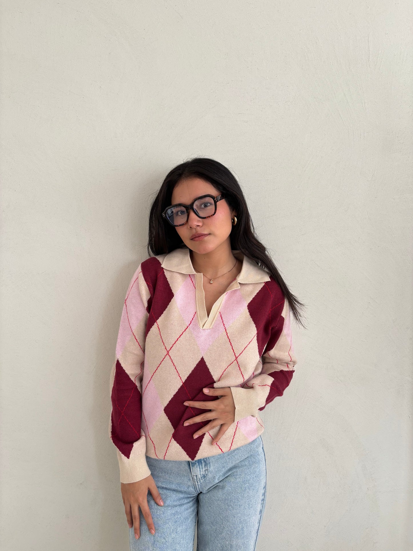 SWEATER OLIVIA ROSADO