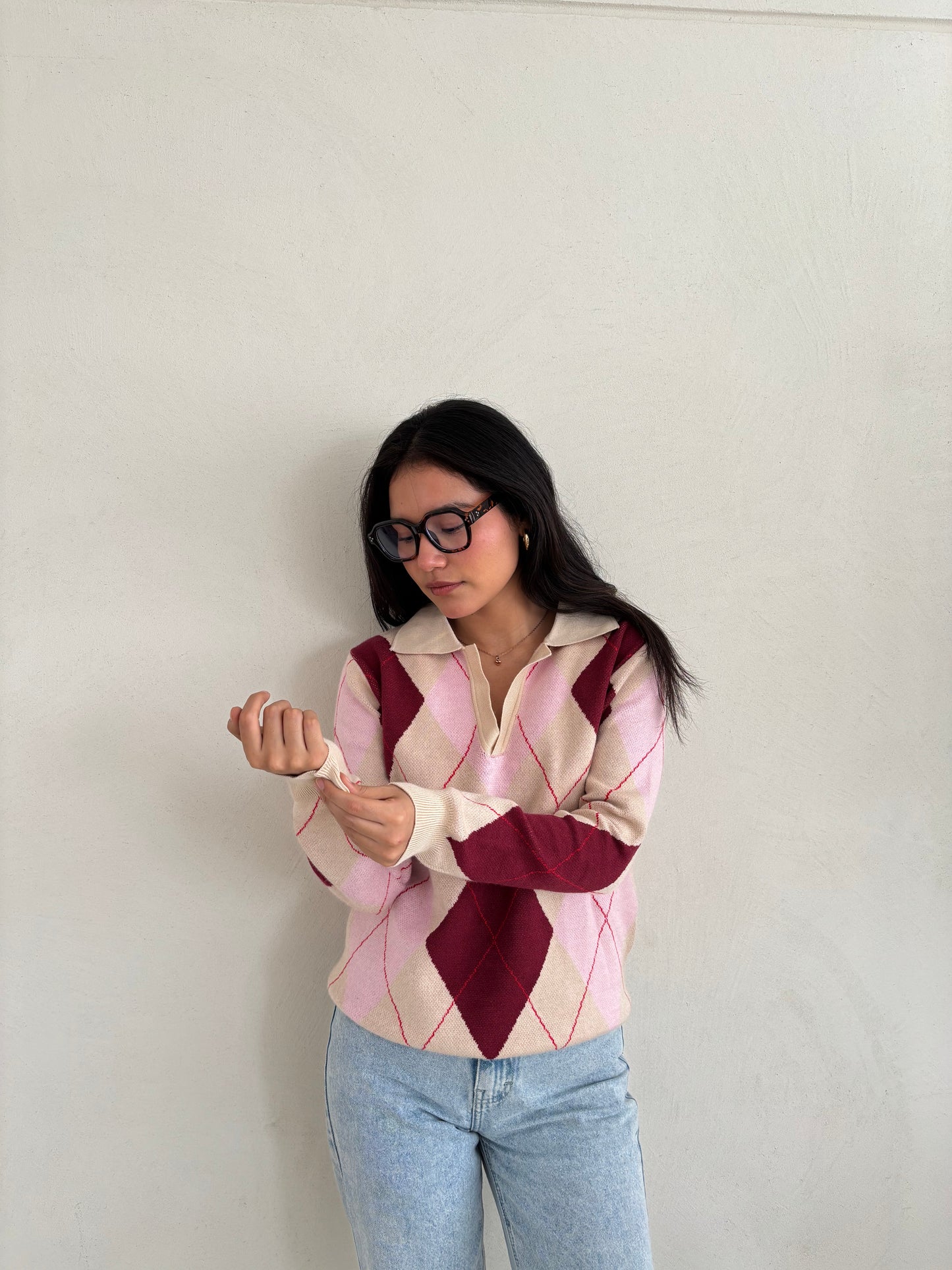 SWEATER OLIVIA ROSADO