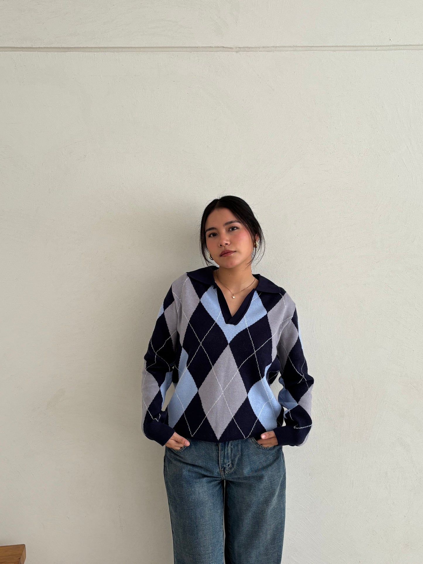 SWEATER OLIVIA AZUL MARINO