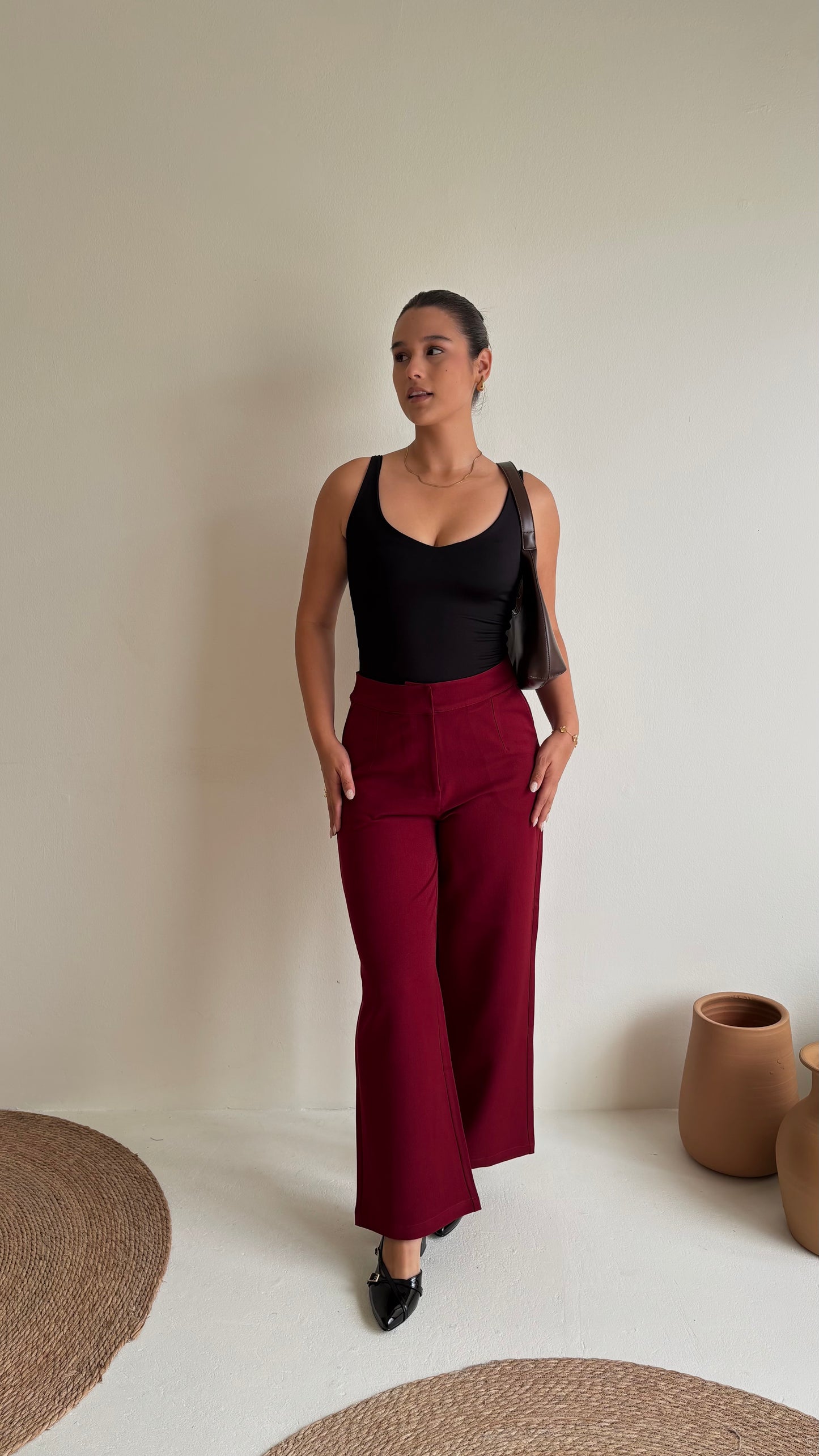 Pantalón Verona Vino