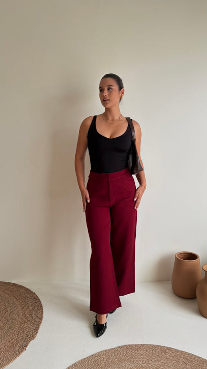 Pantalón Verona Vino