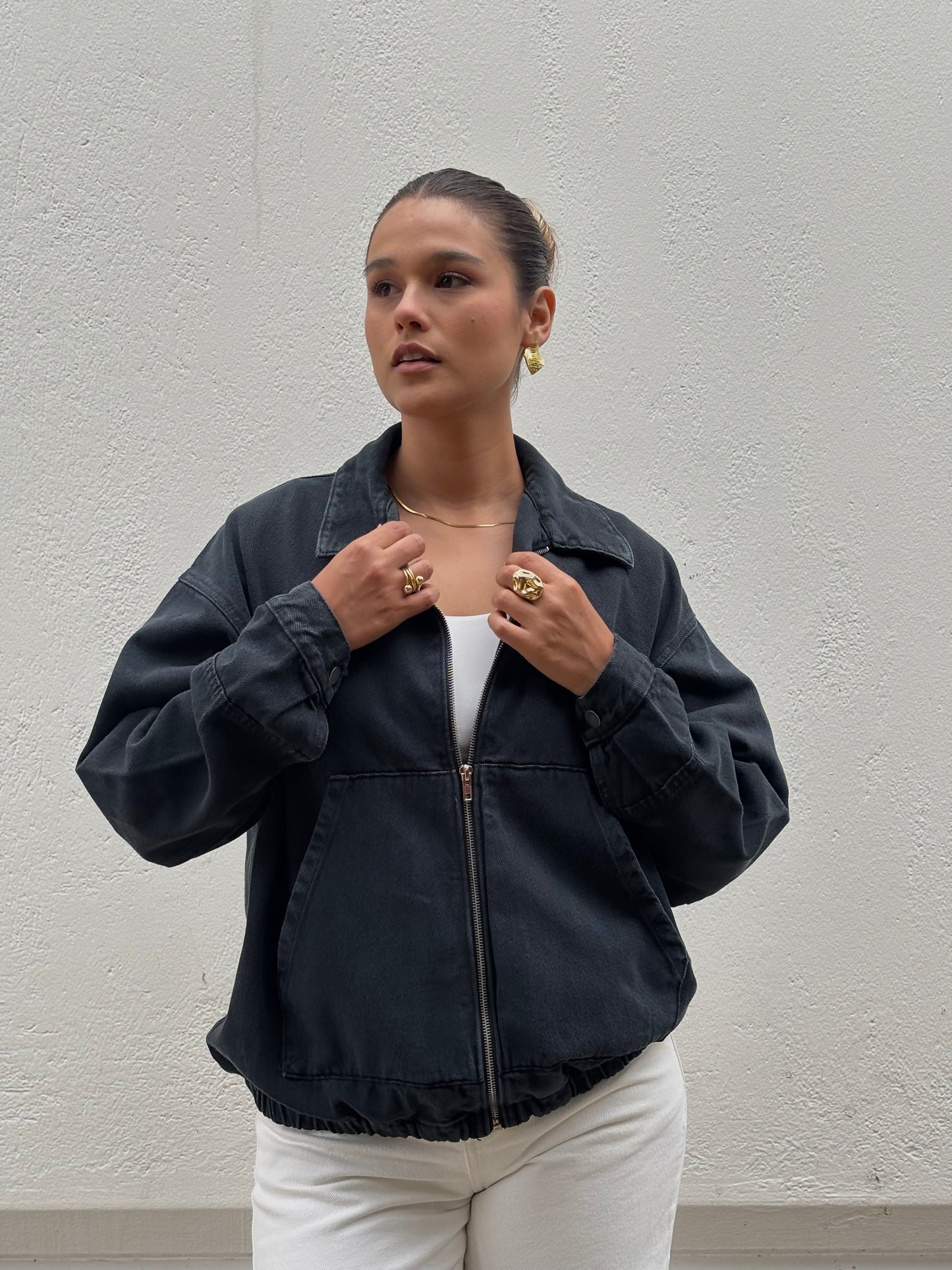 JACKET HARPER NEGRA