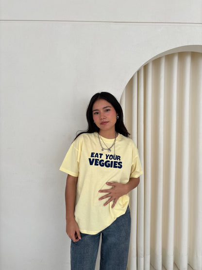 POLO OVERSIDE AMARILLO EAT YOUR VEGGIES