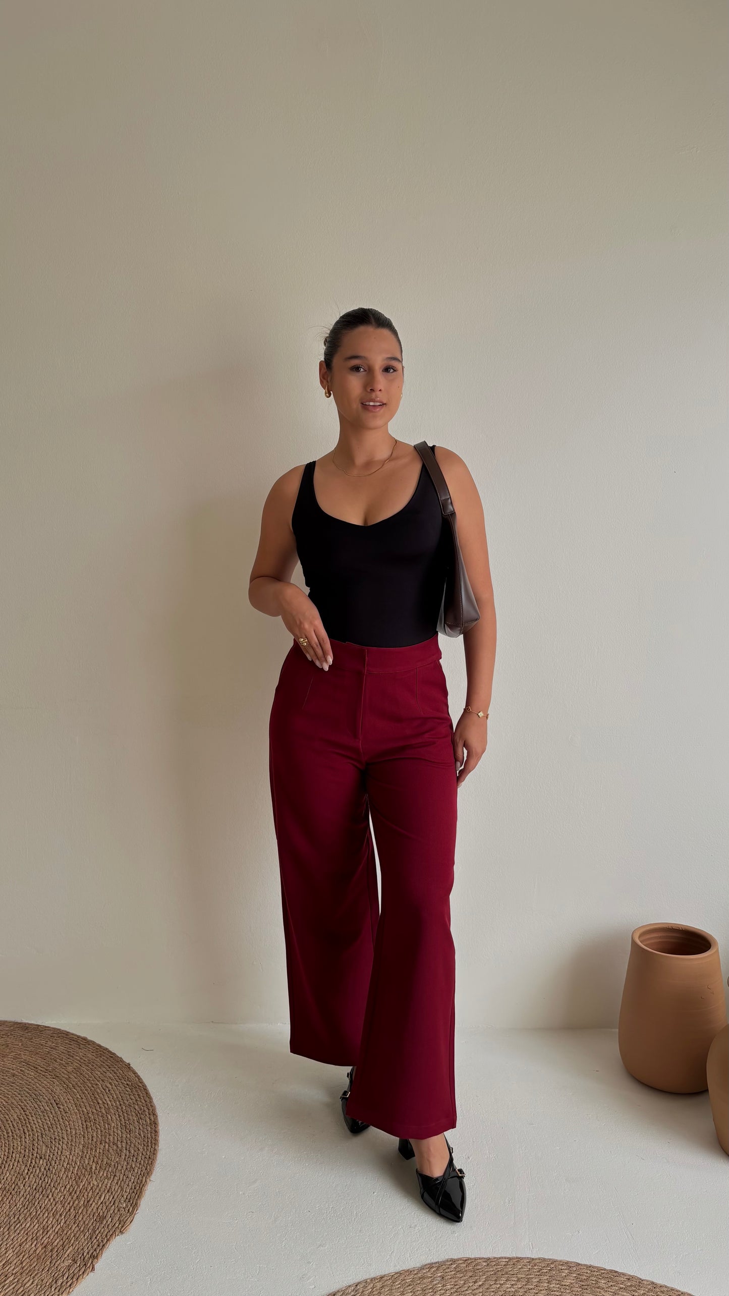 Pantalón Verona Vino
