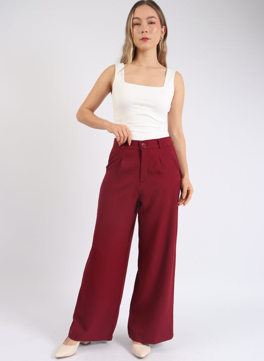 Pantalón Arabella Vino