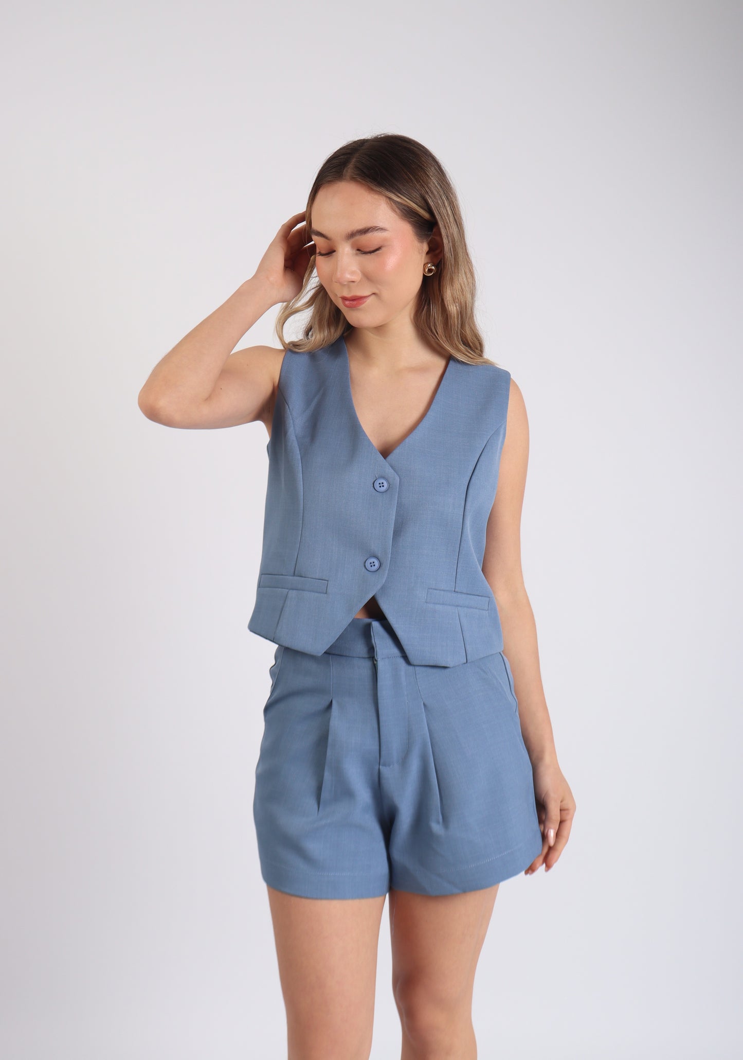 Chaleco Sastrero Chambray