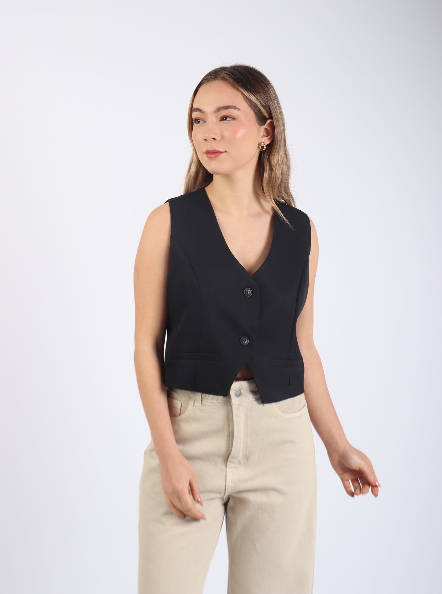 Chaleco Sastrero Negro