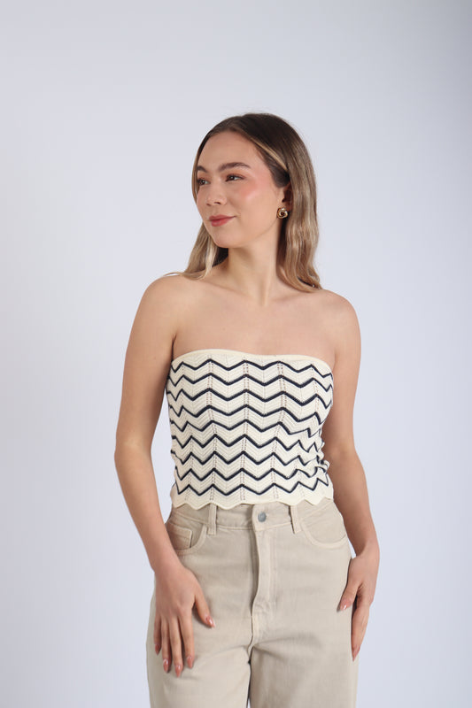 Top Aurora Azul Noche