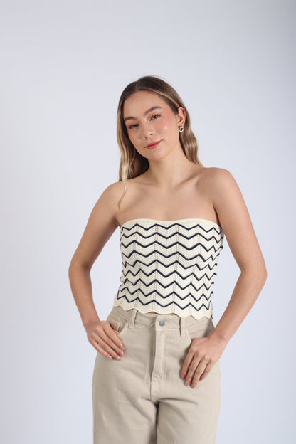 Top Aurora Azul Noche