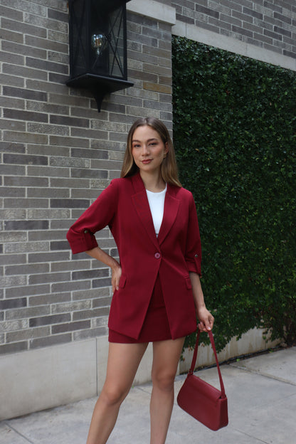 Blazer Verona Borgoña
