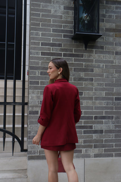 Blazer Verona Borgoña