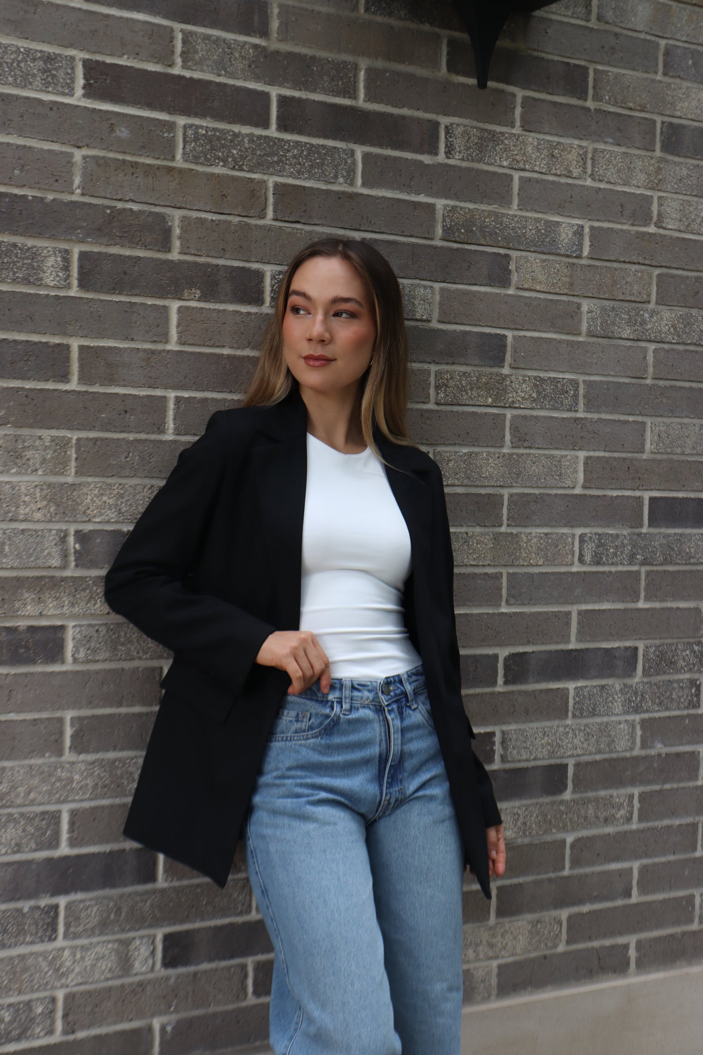 Blazer Lino Vittoria Negro