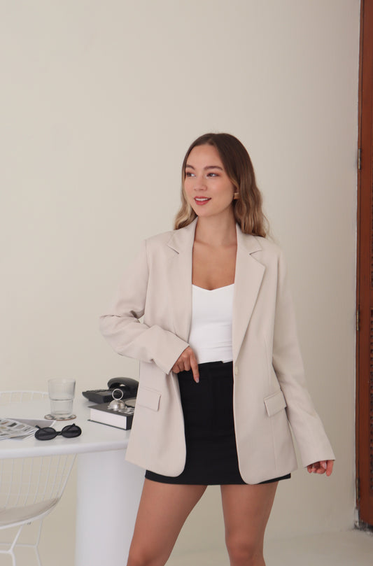 Blazer Arabella Beige Claro