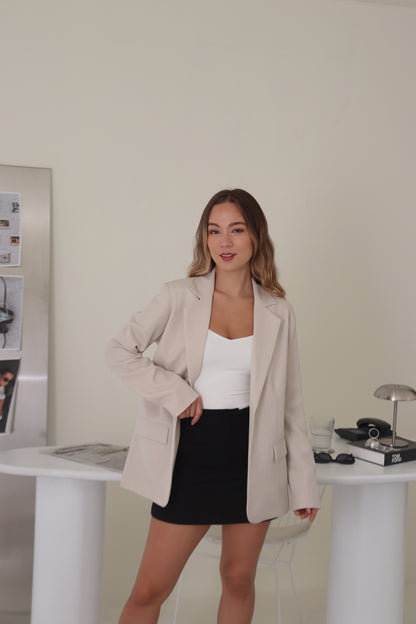 Blazer Arabella Beige Claro