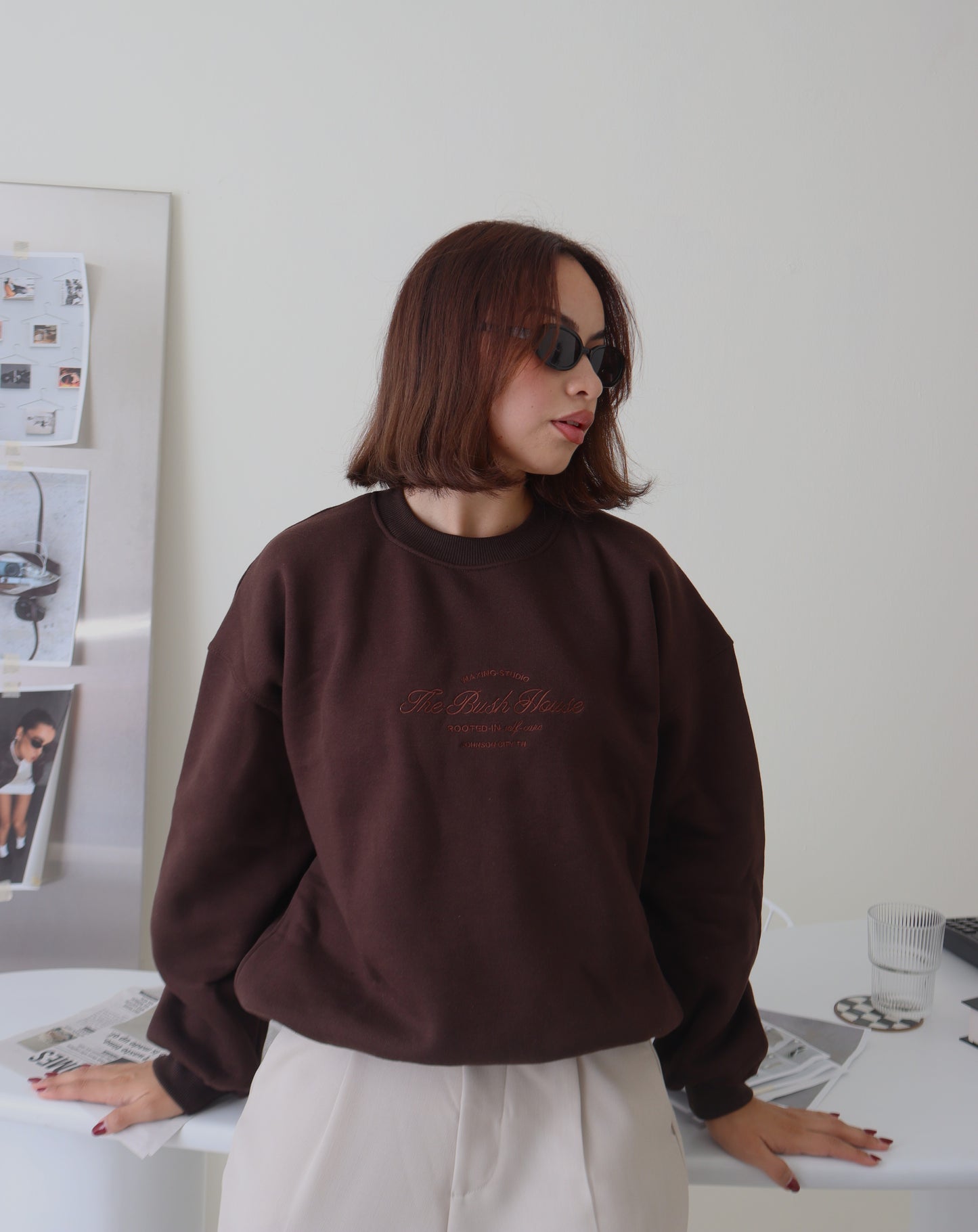 POLERA REBEL MARRON