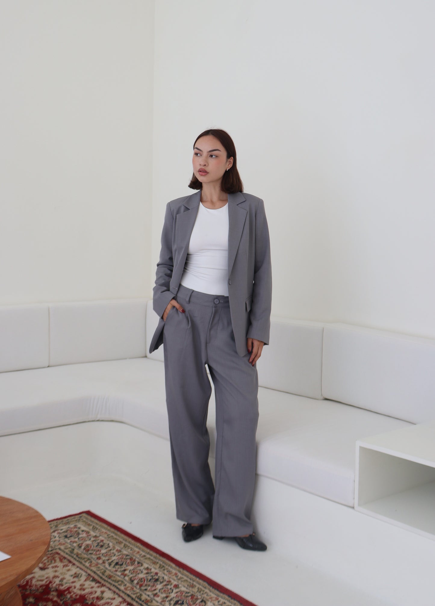Blazer Arabella Acero
