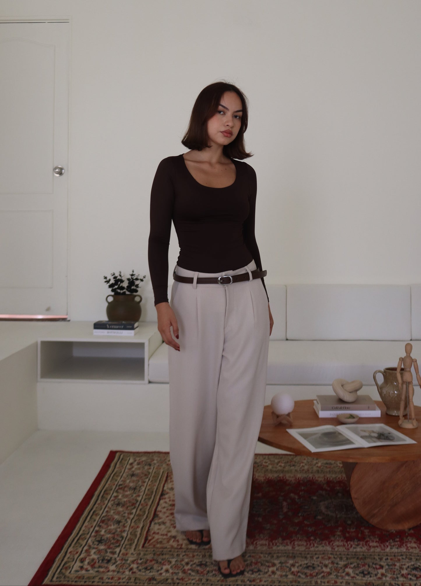 Pantalón Arabella Beige Claro