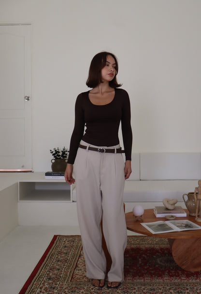 Pantalón Arabella Beige Claro