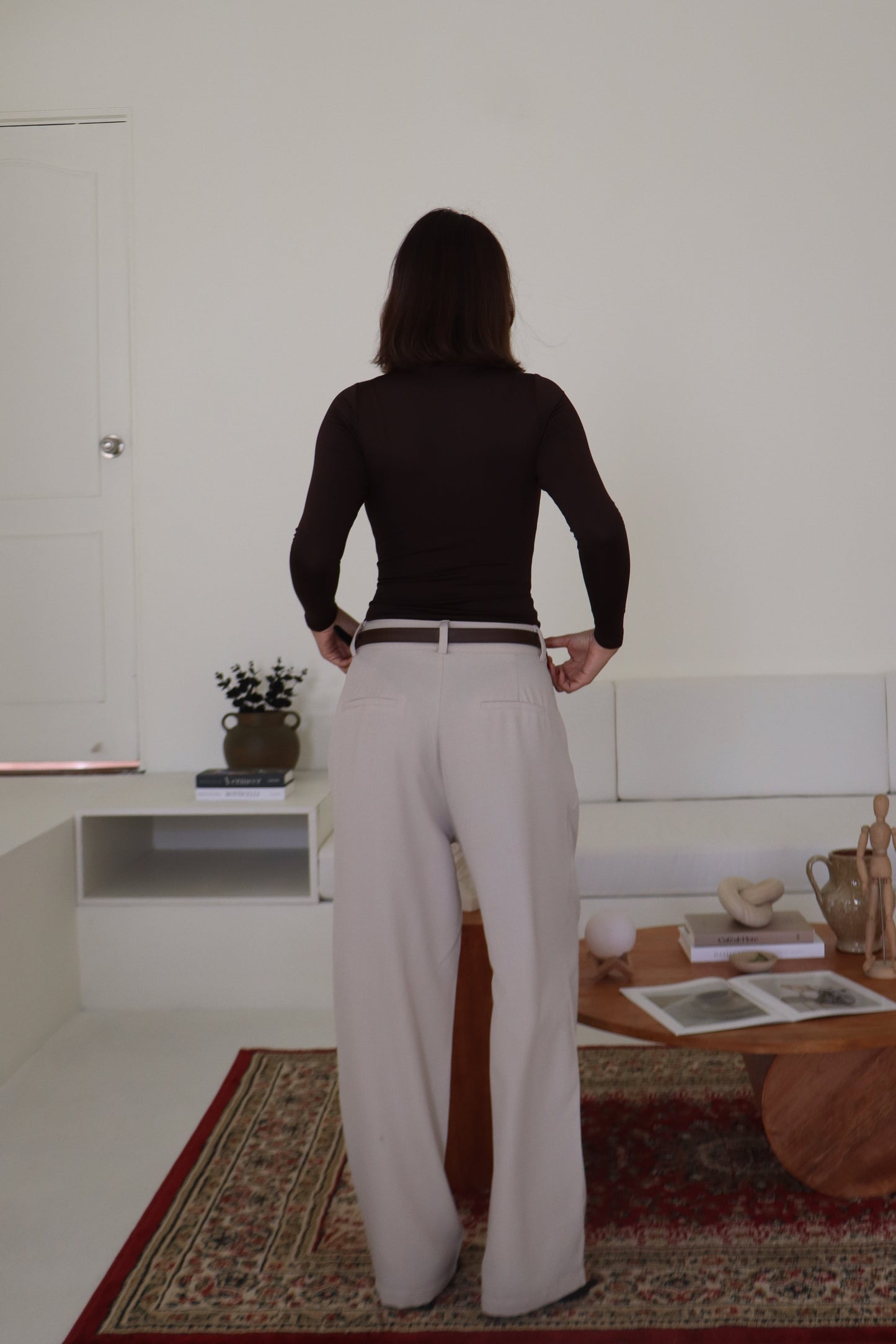 Pantalón Arabella Beige Claro