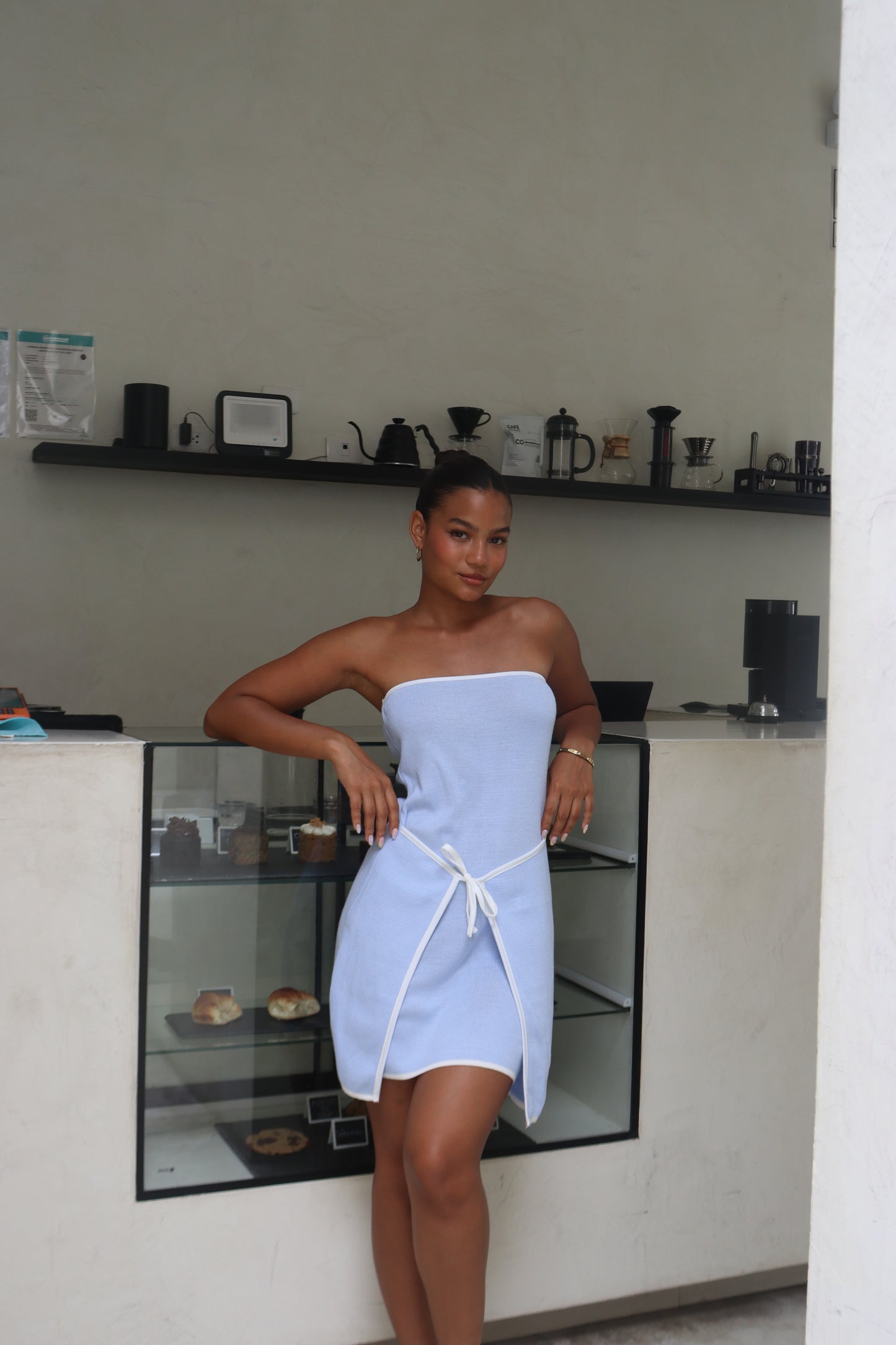 Vestido Roma Celeste