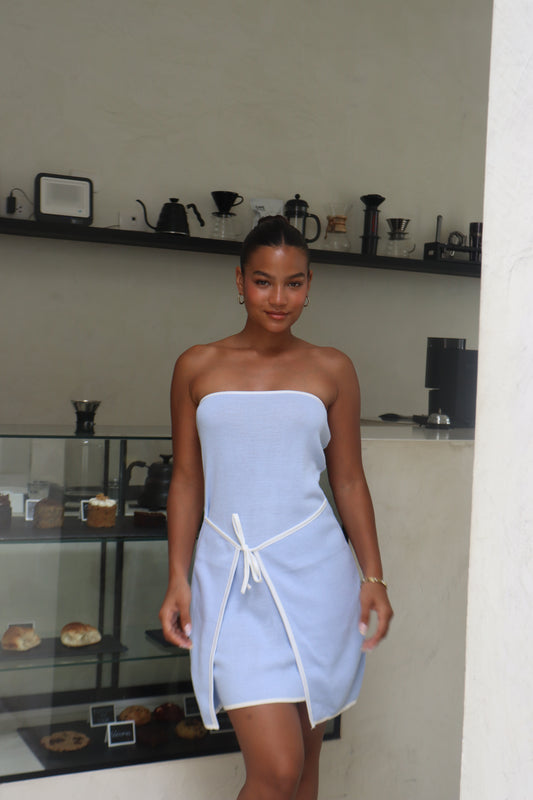 Vestido Roma Celeste