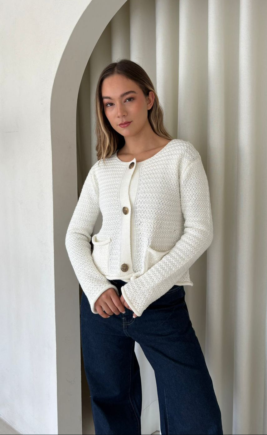 Cardigan Estrella Perla