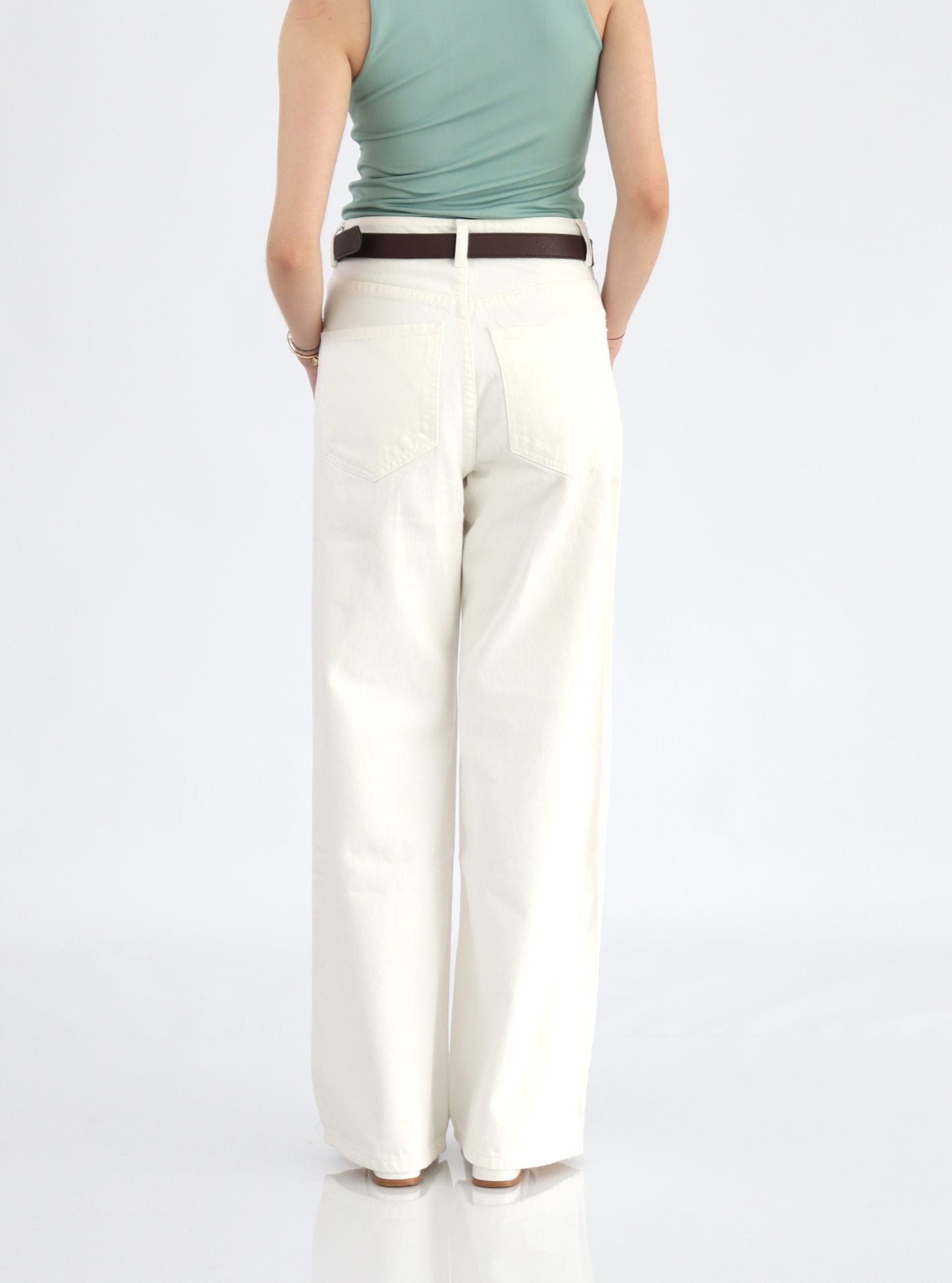 Pantalón Wide Leg Blanco